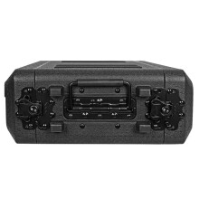 Durable Portable PE Plastic Rack Flight Case: Shockproof Microphone & Amplifier Cabinet with 2U/3U/4U/6U Chassis