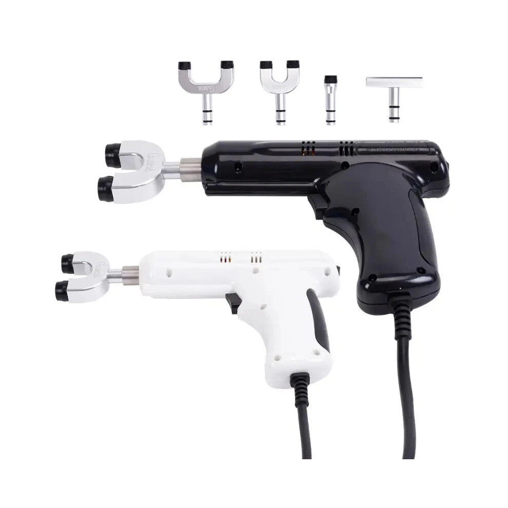 4-Head Electric Chiropractic Adjusting Gun - Spine Impulse Adjuster & Activator Massager