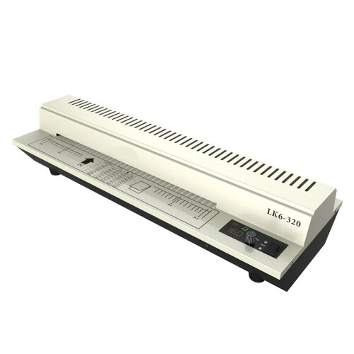 LK6 320 A3 Photo Laminating Machine with Double Rubber Roller Heating - Max 250 Micron Thickness