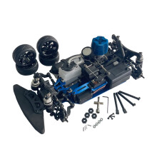 1:10 Scale 4WD Nitro-Powered VRX Racing RC Car - RH1003K 1004 Touring Model for Adults (No Shell, Transmitter & Receiver Included)