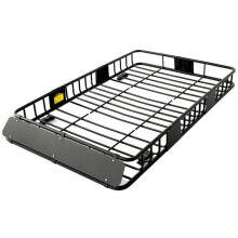Premium Universal Car Roof Rack - Heavy-Duty Steel Basket for Secure Luggage Transport