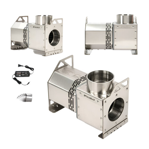 Efficient Induced Draft Fan for Wood Stove and Fireplace Exhaust Systems