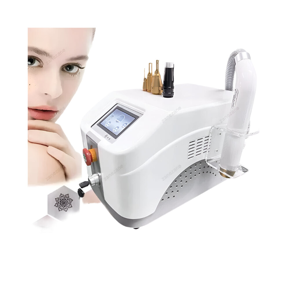 Portable ND YAG Pico Laser Beauty Machine for Tattoo Removal - Multi-Wavelength 755/1320/1064/532nm