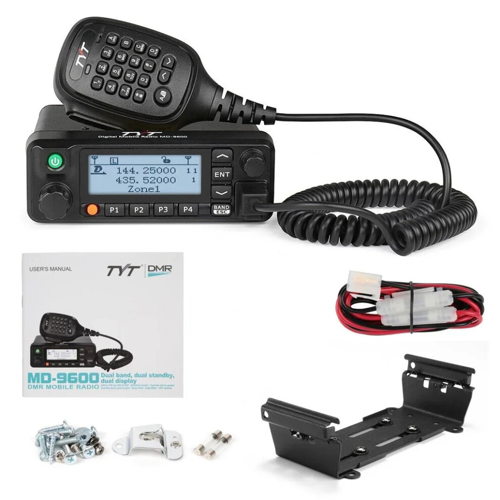 Tyt Md-9600 Dual Band Dmr Mobile Transceiver - Vhf/Uhf Digital & Analog Amateur Radio For Cars & Trucks 7445010234299