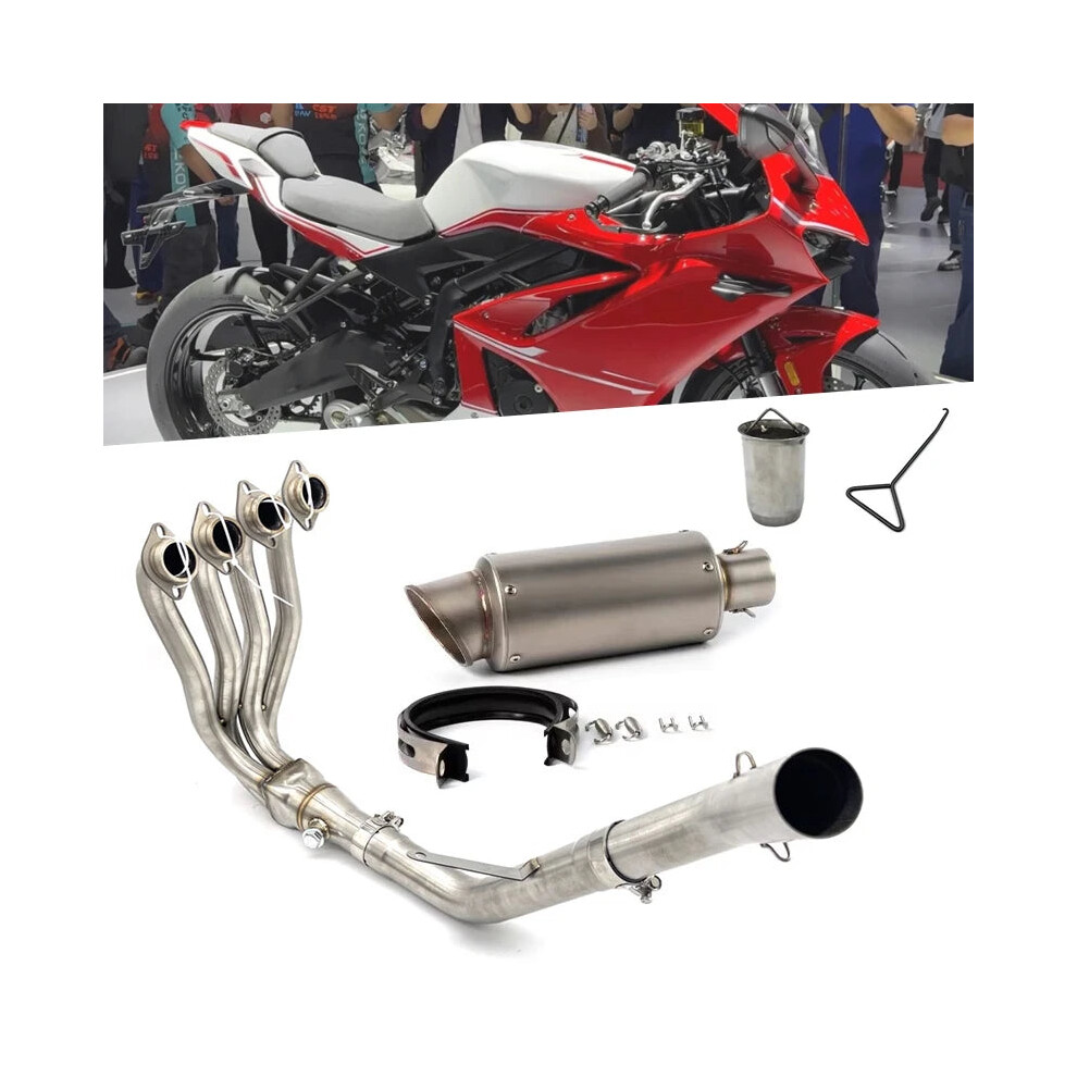 High-Performance Slip-On Exhaust System For Kove 450Rr 2023 - 51Mm Muffler & Front Link Pipe 7445048672650