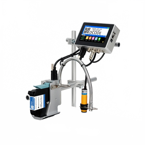 DCODE 130Plus Industrial Inkjet Printer - 12.7mm & 25.4mm Nozzle, 4.3 Inch Touchscreen, QR/Barcode/Batch Number/Logo/Date Printing