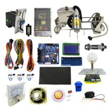 Complete 7cm Plastic Crane Machine Kit with LCD PCB, Coin Acceptor, and Reward System for Building Your Own Claw Game