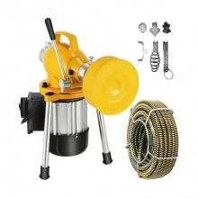 400W Professional Electric Dredge Machine - Powerful Pipe Plunger for Household Sink, Sewer, and Toilet Blockage Removal
