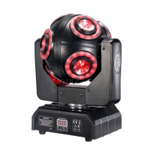 8x15W RGBW LED Moving Head with Halo RGB, 360Â Rotation & Strobe Effects for DJ and Stage Lighting