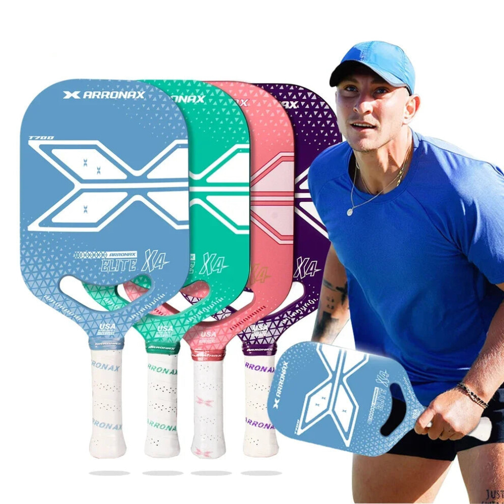 Arronax T700 Carbon Fiber Pickleball Paddle - High Grit Spin, Edgeless Design, Unibody Air Dynamic Throat Racket 744759457578