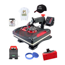 Versatile 8-in-1 Sublimation Printer & Heat Press Machine for DIY Projects: Caps, Mugs, Plates, T-Shirts, Bottles, Phone Cases & Hot Stamping