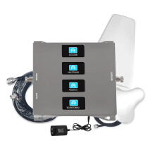 Universal 2G/3G/4G Mobile Signal Booster - Enhance Cell Reception for 900/1800/2100/2600MHz Networks