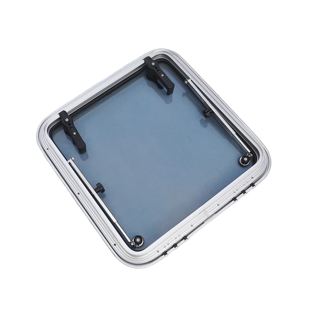 Marine-Grade Anodized Aluminum Square Hatch Porthole With Tempered Glass For Yacht And Boat Windows 7445006225270