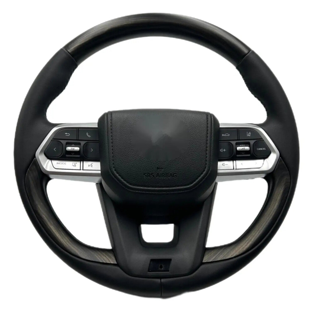 Toyota Landluze Lc300 Steering Wheel & Disc Assembly Black/Peach/Grain 7445020552550