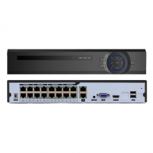 Advanced 16CH POE NVR 4K Audio/Video Recorder with Face & Human Detection for IP Security Surveillance Systems