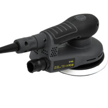 6-Inch Variable Speed Electric Circular Sander with Hybrid Dust Canister for Woodworking Polishing