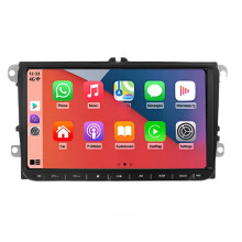 9-Inch Android 12.0 Car Stereo with GPS, Bluetooth, WiFi, and CarPlay for VW Golf, Polo, Skoda, Passat, Seat