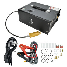 TXES063 4500 PSI High-Pressure PCP Air Compressor with Auto Stop & Built-in 12V Power Adapter for Scuba Diving