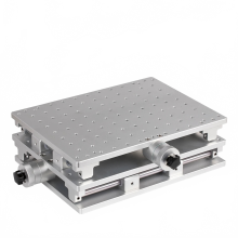Compact 2-Axis Positioning Workbench: 300x220x90mm Portable Cabinet Table for Laser Marking Machines