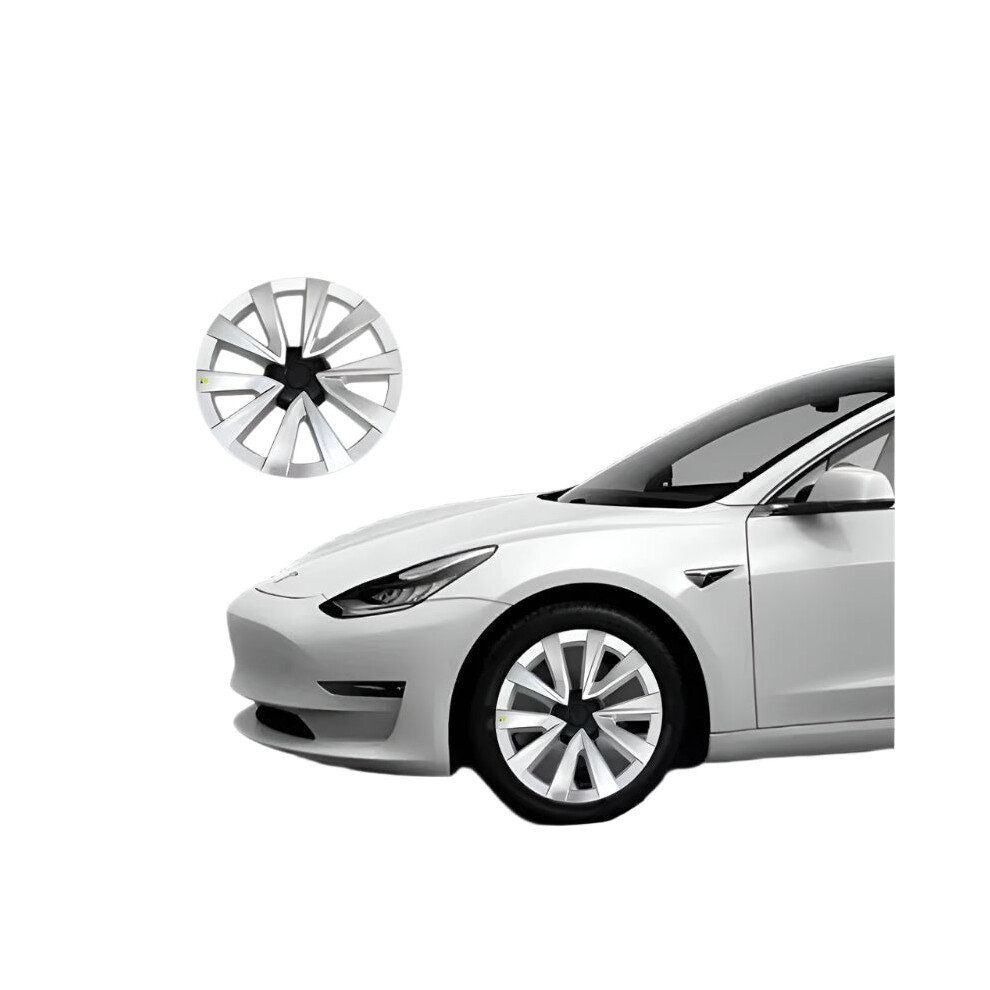 Tesla Model 3 18-Inch Hubcap Replacement Kit (2018-2023) - 4-Piece Performance Wheel Covers 313040744781