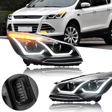 Ford Kuga LED-koplampen 2014-2016: Escape-koplamp met dagrijverlichting en projectorlens - Auto-stylingaccessoire