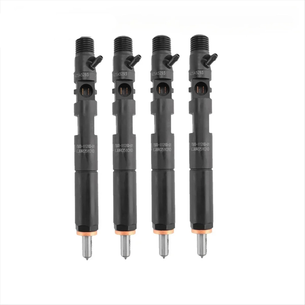 High-Performance 4-Piece Fuel Injector Set For Renault Clio, Kangoo, Nissan, Dacia 1.5Dci K9k - Model Ejbr05101d 28232251 166001137R 7445005859841