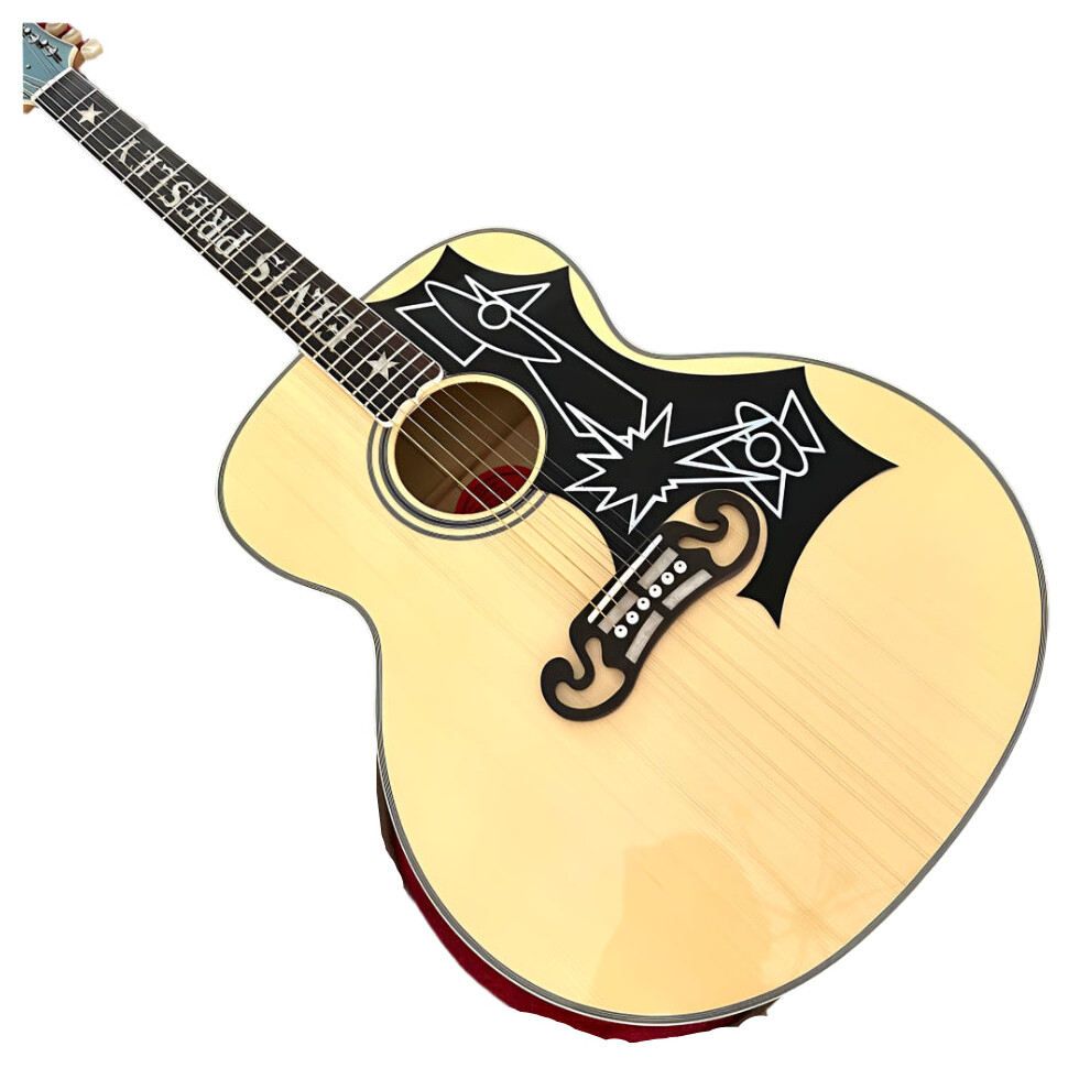 43-Inch Acoustic Guitar With Spruce Top, Maple Back, And Rosewood Fingerboard - 313024846814