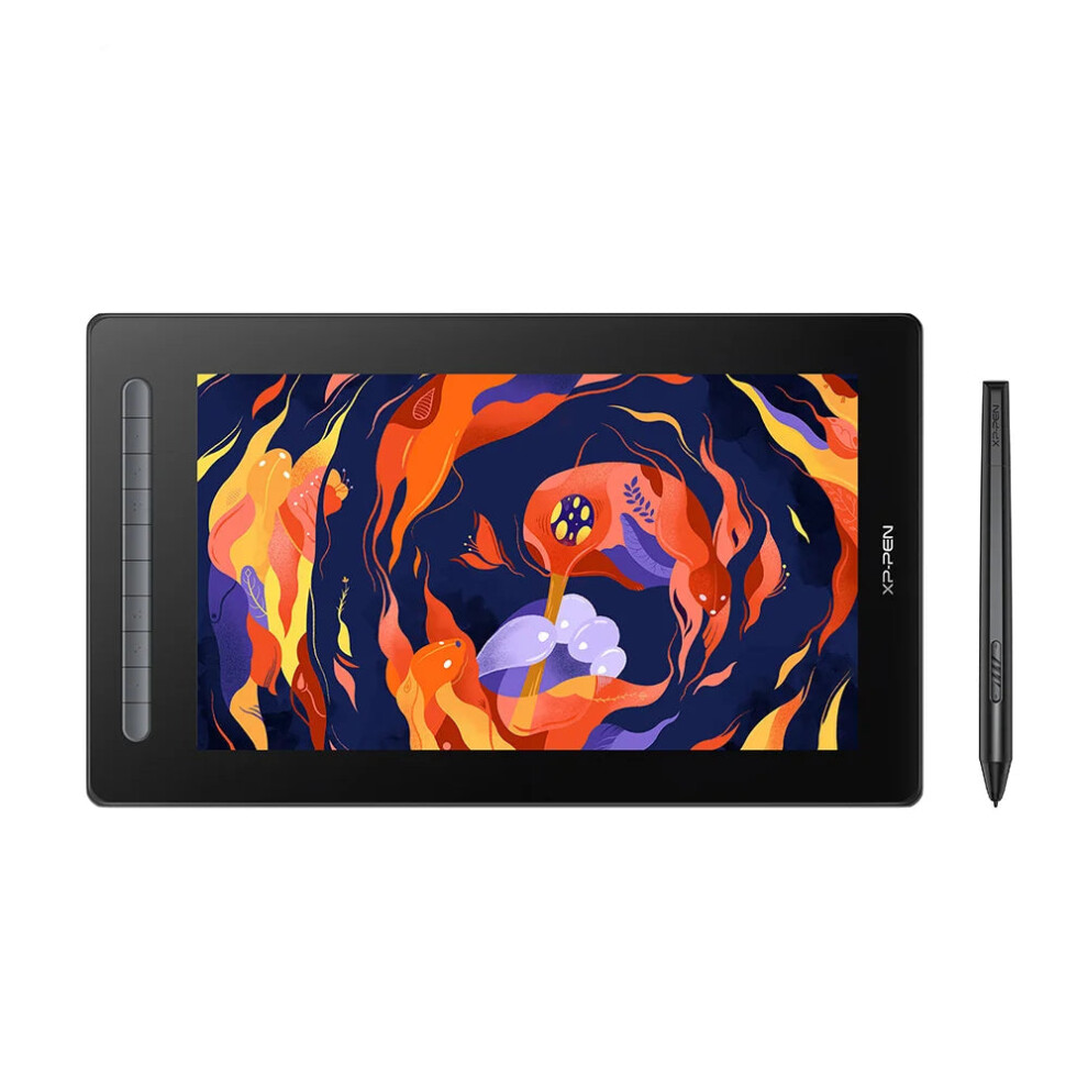 Xp-Pen Artist 16 Graphic Tablet Monitor With X3 Powered Stylus, 127% Srgb, 10 Customizable Keys, And Tilt Support For Windows, Mac, And Android 7445046566555