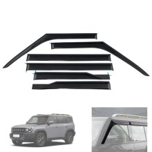 Jetour Traveler T2 2023-2024 Side Window Visors - Sun, Rain & Wind Deflectors
