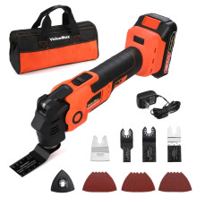 20V Cordless Oscillating Tool with 3Â-6Â Angle, 6 Variable Speeds & Battery