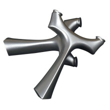 High Precision Titanium Alloy Slingshot with Flat Rubber Band Clip for Outdoor Hunting