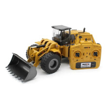 Huina 1583 1:14 Scale Excavator Bulldozer Loader - 10-Way Model Engineering Vehicle for
