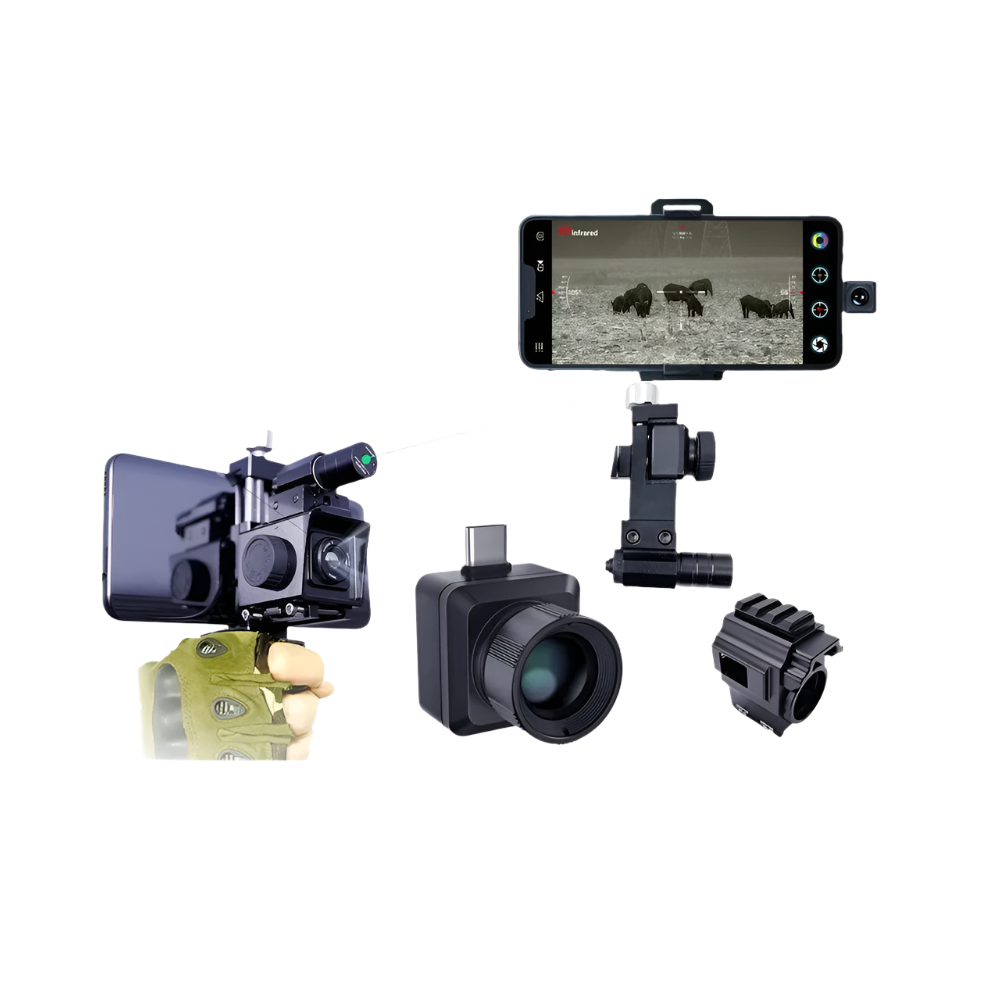 Infiray T2 Pro Thermal Imager - Advanced Night Vision Infrared Camera For Android Smartphones, I For Hunting And Outdoor Exploration, 1579M Range 384921537662