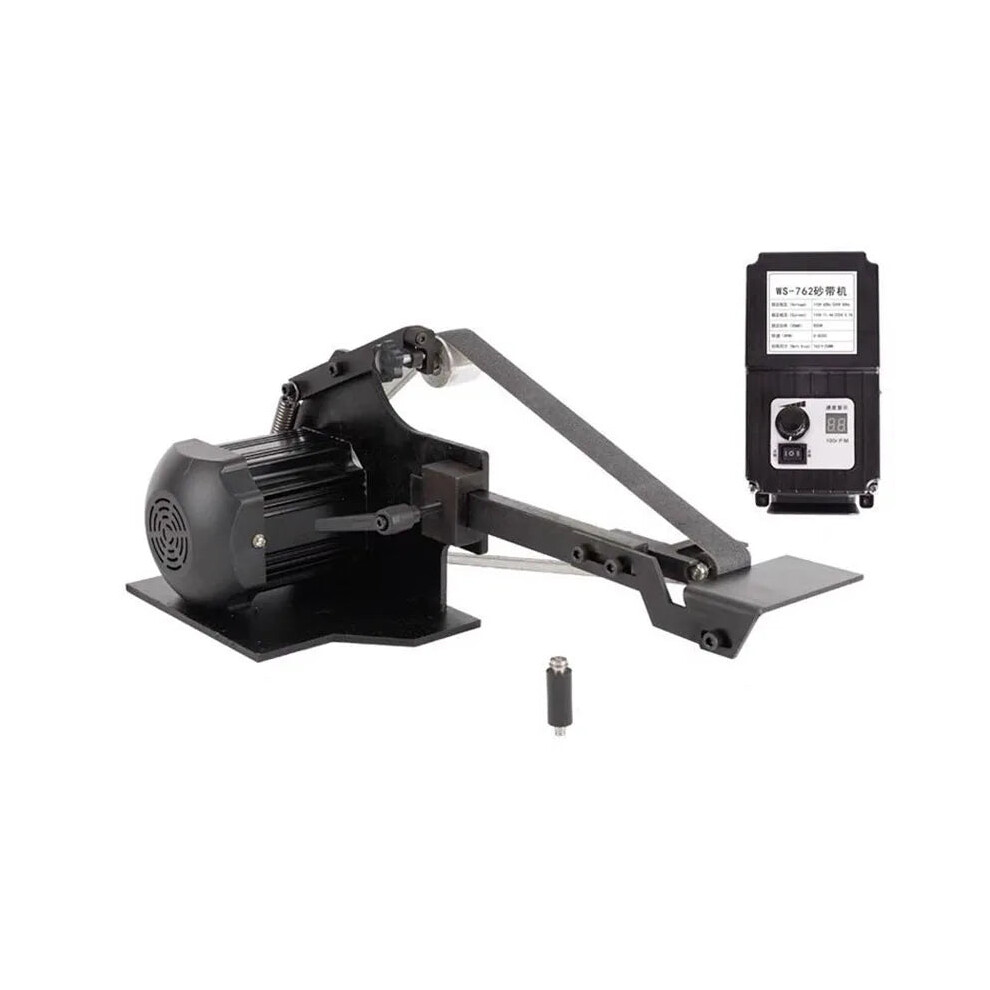 800W Brushless Sander & Fixed Angle Sharpener With 6 Free Abrasive Belts - Precision Polishing & Cutting Tool Kit (762X25mm) 7445025418400