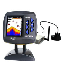 LUCKY FF918 CWLS Russian Version Wireless Fish Finder with Color Display, 300m Range & 100m Depth Capability for Boating