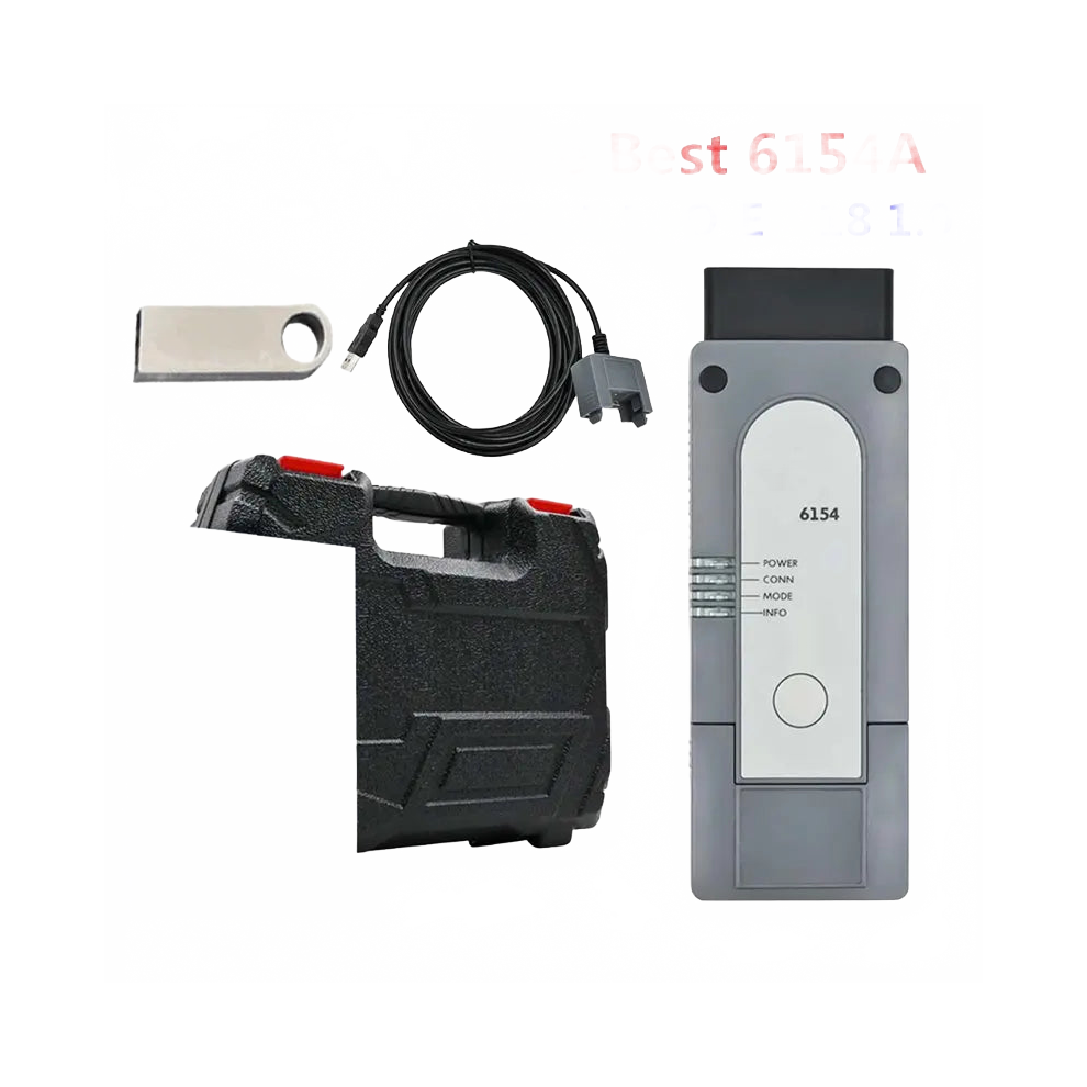 Advanced 6154A Obd2 Car Diagnostic Scanner With Full Function Support - Can Fd & Doip Compatible, Original Driver Cover, As 5054A & Vnci 6154A Equiva 744759395542
