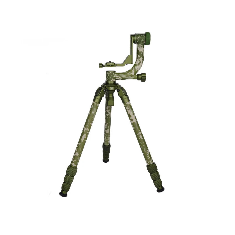 Sirui Ct-3204 Camo Carbon Fiber Tripod With Ch-20 Gimbal Head For Nikon, Sony, Canon Cameras 7445022232269