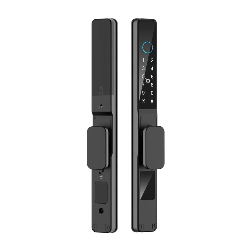 Ip65 Waterproof Smart Lock With Tuya Smartlife App - Fingerprint, Password, Rfid Card Access For Sliding Aluminum Doors 726084355507