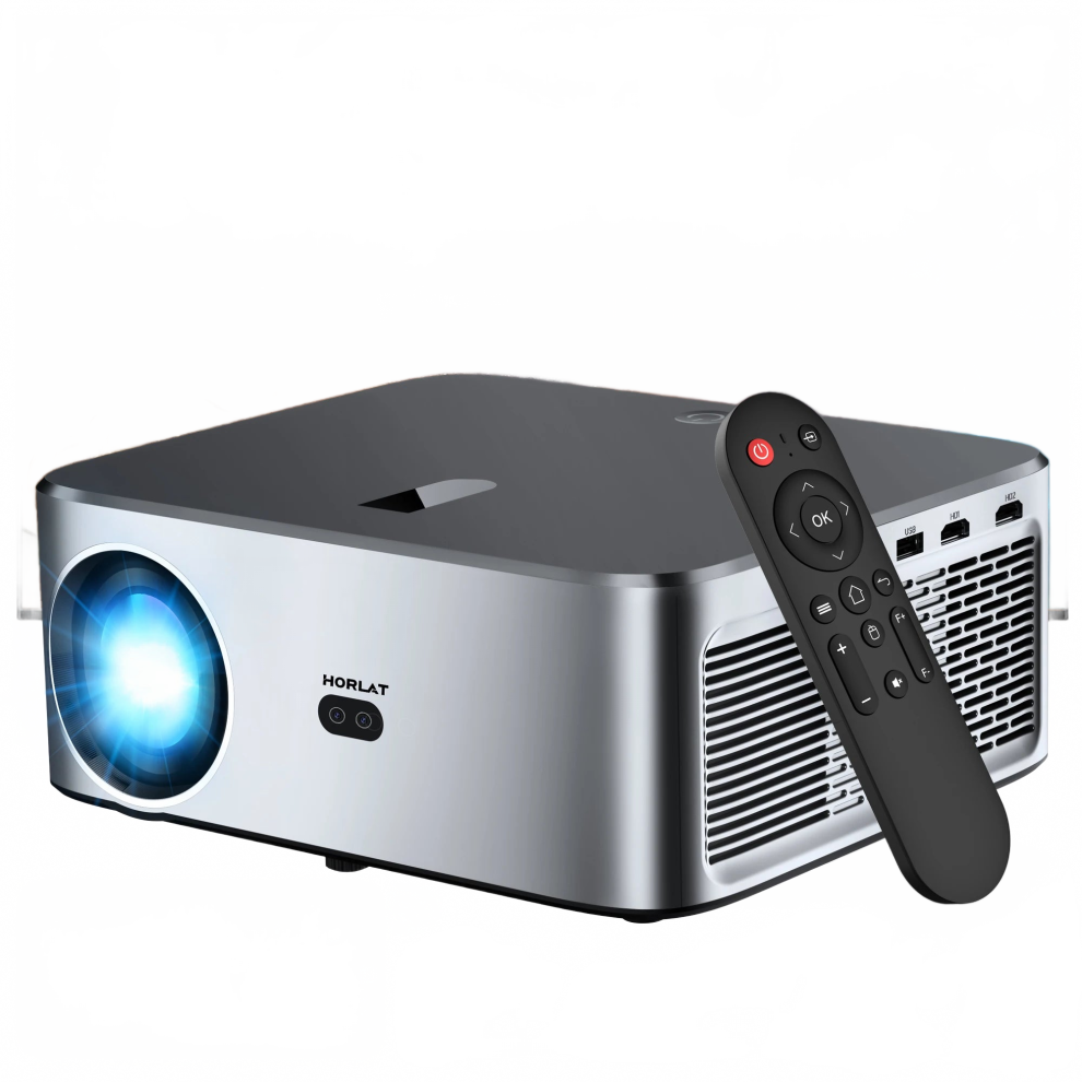 Horlat 21000Lm Android Projector - Led Full Hd 1080P, 4K Video Home Theater With Auto Focus, Keystone Correction, 5G Wifi, Portable Beamer Proyector Light 313043243281