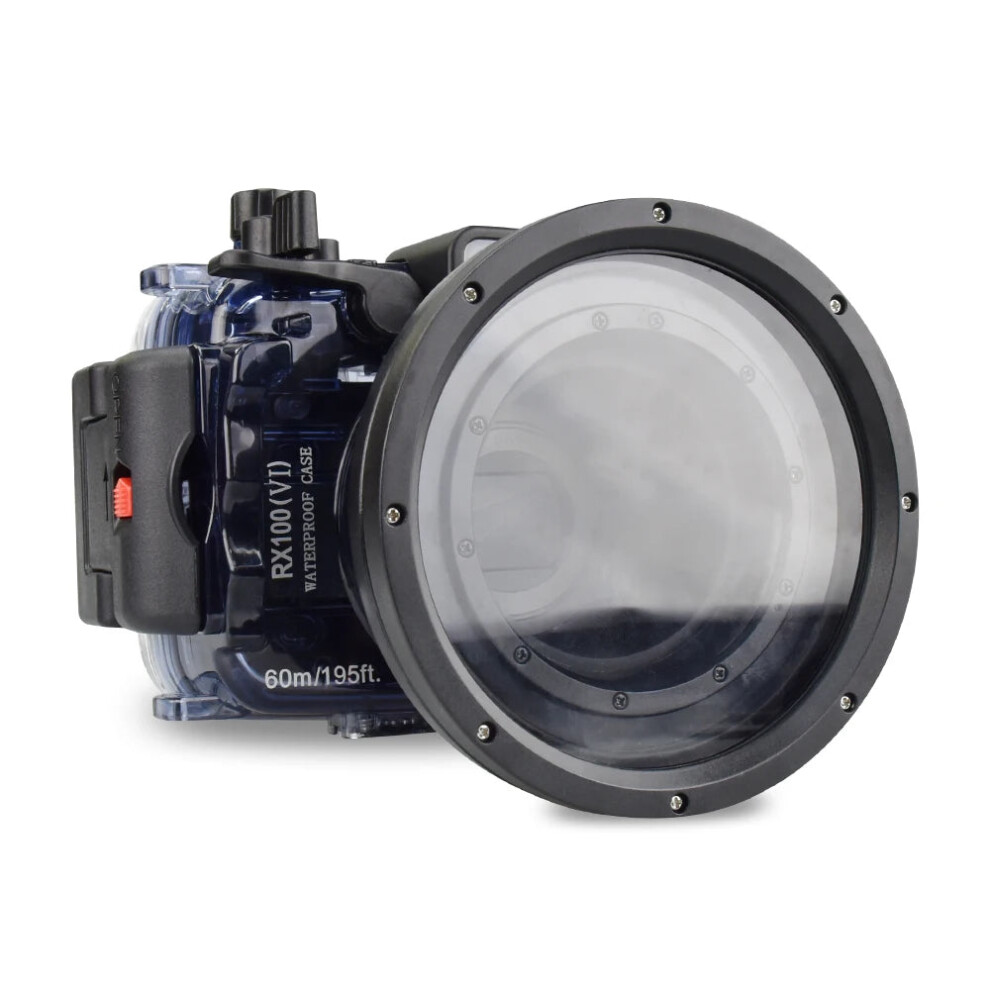 Seafrogs 60M/195Ft Waterproof Underwater Camera Housing Case For Sony Dsc Rx100 Vi/M6/Mark 6 726084612228