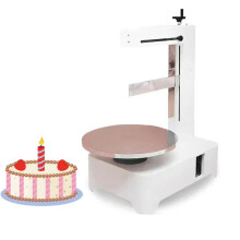 Versatile Speed Adjustable Cake Decorating Machine for 4-14 Inch Round Cakes, Cream Coating, 110V/220V