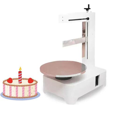 Versatile Speed Adjustable Cake Decorating Machine for 4-14 Inch Round Cakes, Cream Coating, 110V/220V