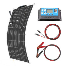High-Efficiency 6000W Flexible Monocrystalline Silicon Solar Panel - 12V Waterproof Solution for Outdoor and Vehicle Use