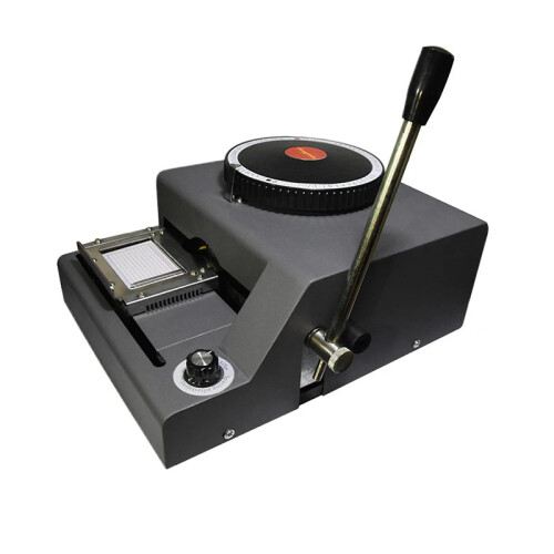 Manual PVC Card Embossing Code Machine - Standard Card Compatibility