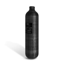 High-Pressure 4500PSI Carbon Fiber Cylinder - 1.1L HPA Tank for Mini Scuba and Airgun Use