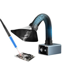 Aixun ES02 High-Power Fume Extractor with LED Light for Electronic Component Welding