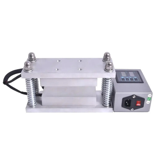 High-Capacity Dual Heating Hydraulic Press - 20 Tons, 7.5 x 15cm
