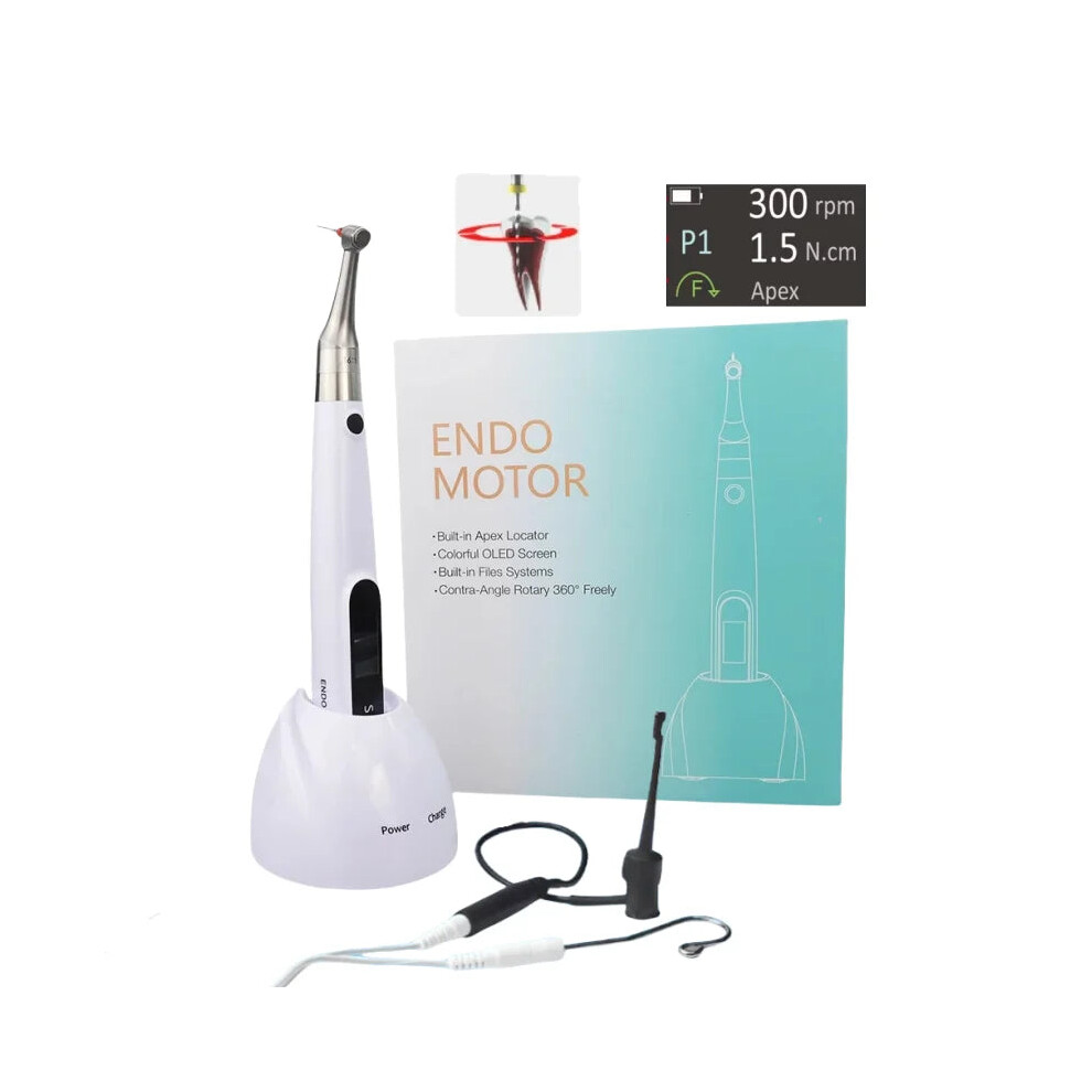 Dual-Function Wireless Endo Motor with Integrated Apex Locator for Precision Endodontic Procedures