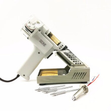 High-Power Electric Desoldering Gun with Dual Pump Suction - 110/220V, 100W