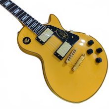 Premium CNBald Randy Rhoads Electric Guitar with ABR-1 Tune-O-Matic Bridge in Vibrant Yellow